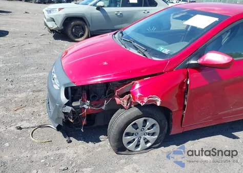 2016 Hyundai Accent Se z USA, uszkodzony, nr VIN KMHCT4AE1GU072734